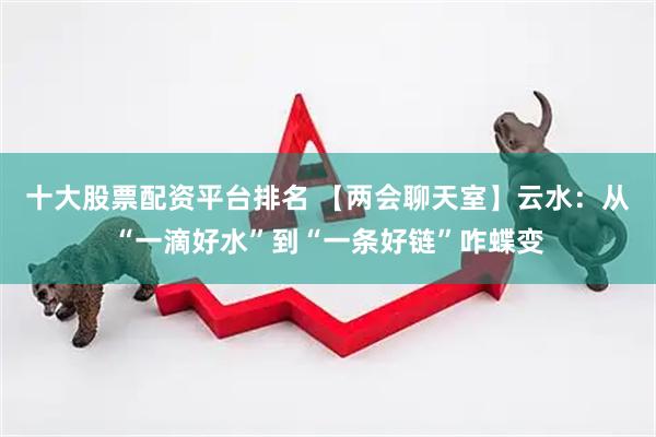 十大股票配资平台排名 【两会聊天室】云水：从“一滴好水”到“一条好链”咋蝶变
